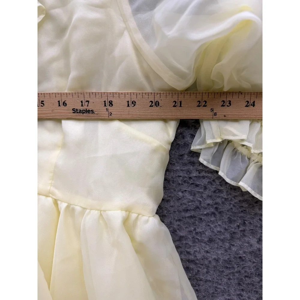 NWD Selkie Dole Whip Marie Gown Maxi Dress Sunshine Yellow Womens Plus Size 1X